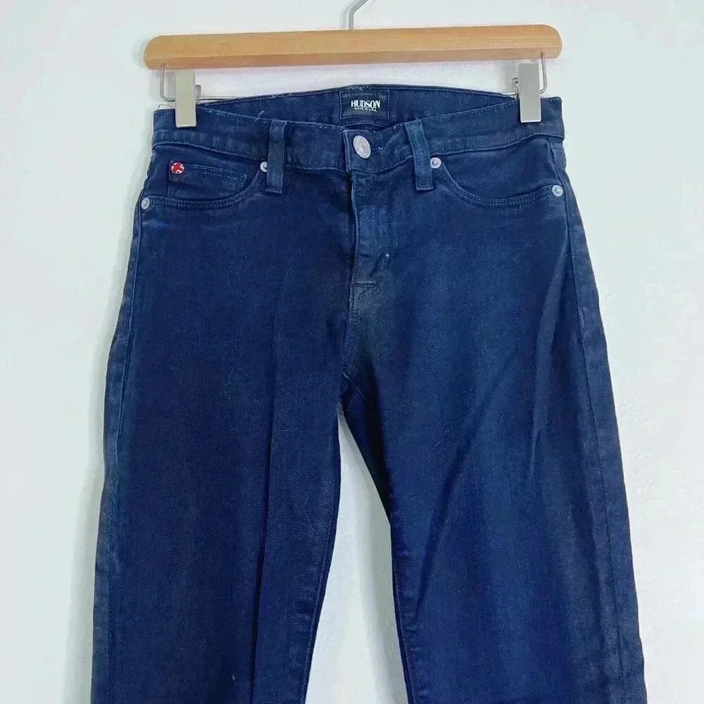 Hudson Mid Rise Dark Wash Skinny Jeans Mid Rise Women's Size 28 Denim